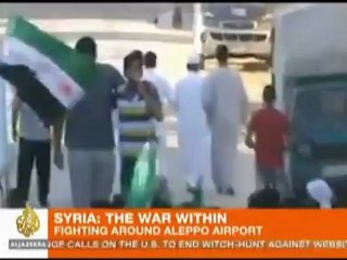 Rebels fight for strategic control of Aleppo airport