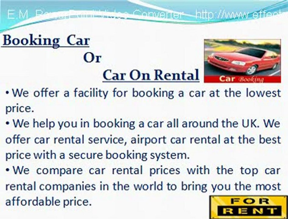 Booking a Car,Cars Rentals in UK, Cheap Car Hire UK, Car Rental Online