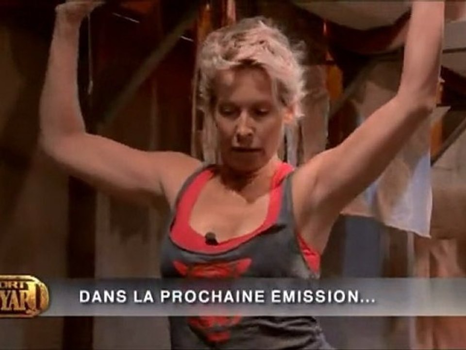 Rebecca Hampton à l'assaut de Fort Boyard 2012