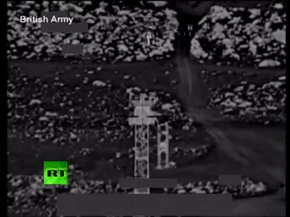Combat camera: Video of UK Apache choppers striking Libya targets