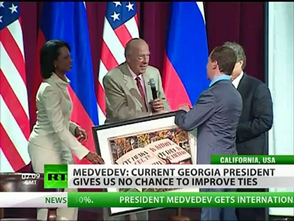 Medvedev in Stanford: Sweet Tweets from Silicon Valley