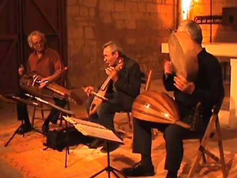 l'Ensemble Tre Fontane spécialiste des troubadours et de musique médiévale