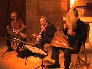 l'Ensemble Tre Fontane  spécialiste des troubadours et de musique médiévale