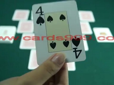 Dal negro Texas Holdem -σημαδεμένη τράπουλα -marked cards