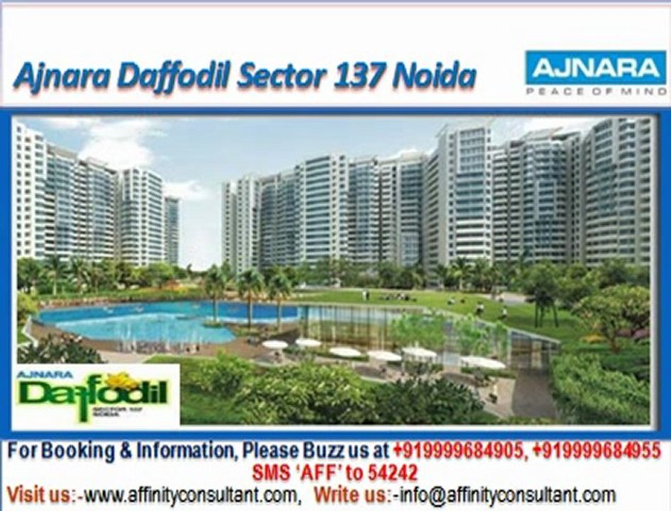 Ajnara Daffodil apartments Sector 137 Noida @ 09999684905