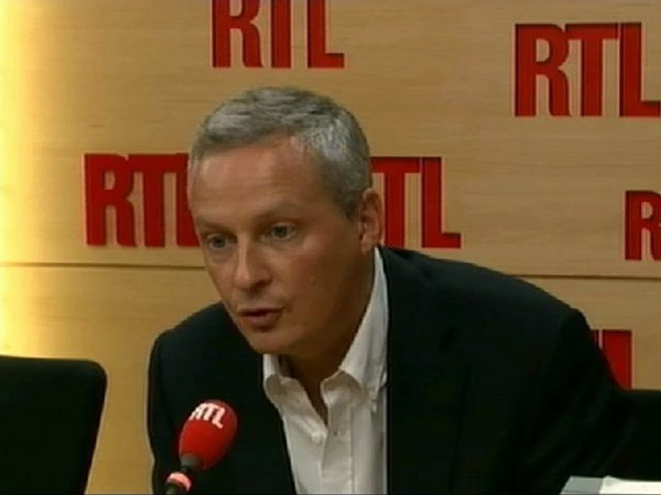Bruno Le Maire, ancien ministre de l'Agriculture, invité de "RTL Midi" lundi : "Il faut du renouveau à l'UMP"