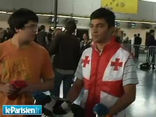 Géorgie : l'émotion des rapatriés français