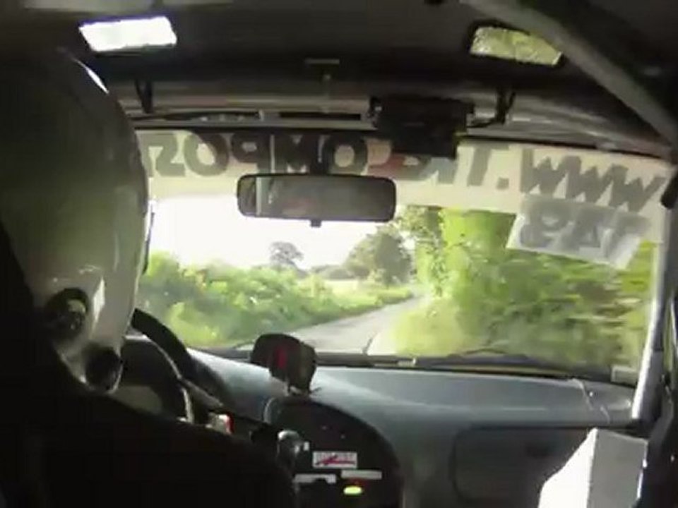 Florian Cordillot et Chalène Gallier rallye des 12 travaux d'hercule 2012 ES 2 temps scratch