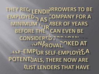 Securing Home Loans for the Self-Employed