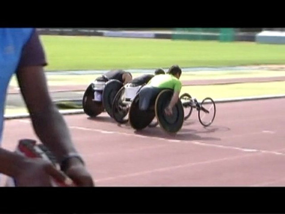 Jeux paralympiques 2012 : l'équipe de France d'athlétisme en stage à La Roche-sur-Yon