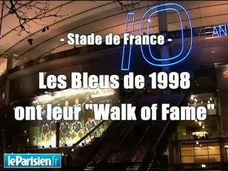 Les Bleus de 1998 ont leur "Walk of Fame" au Stade de France