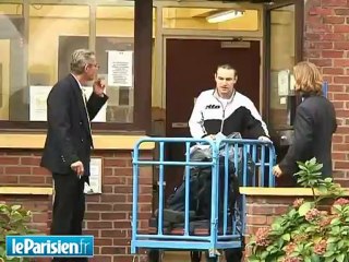 La joie de Marc Machin à sa libération