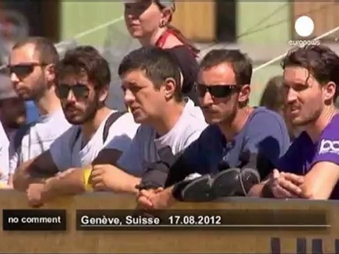 Suisse: Championnat de Polo à vélo - no comment
