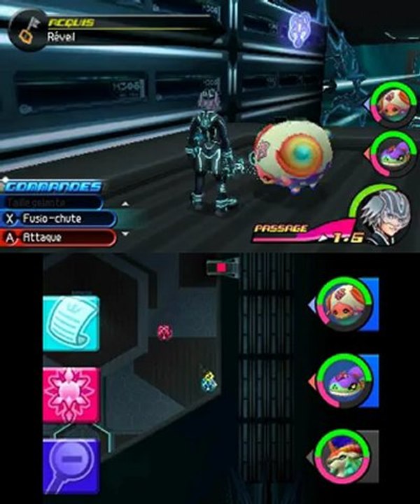 Kingdom Hearts 3D : Trésors des Quais inférieurs de la Grille avec Riku