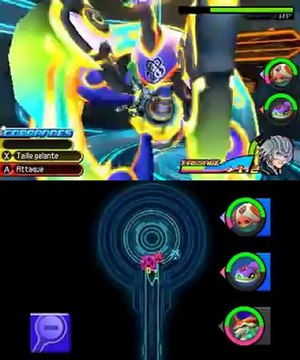 Kingdom Hearts 3D : Grille avec Riku - Boss Commantis