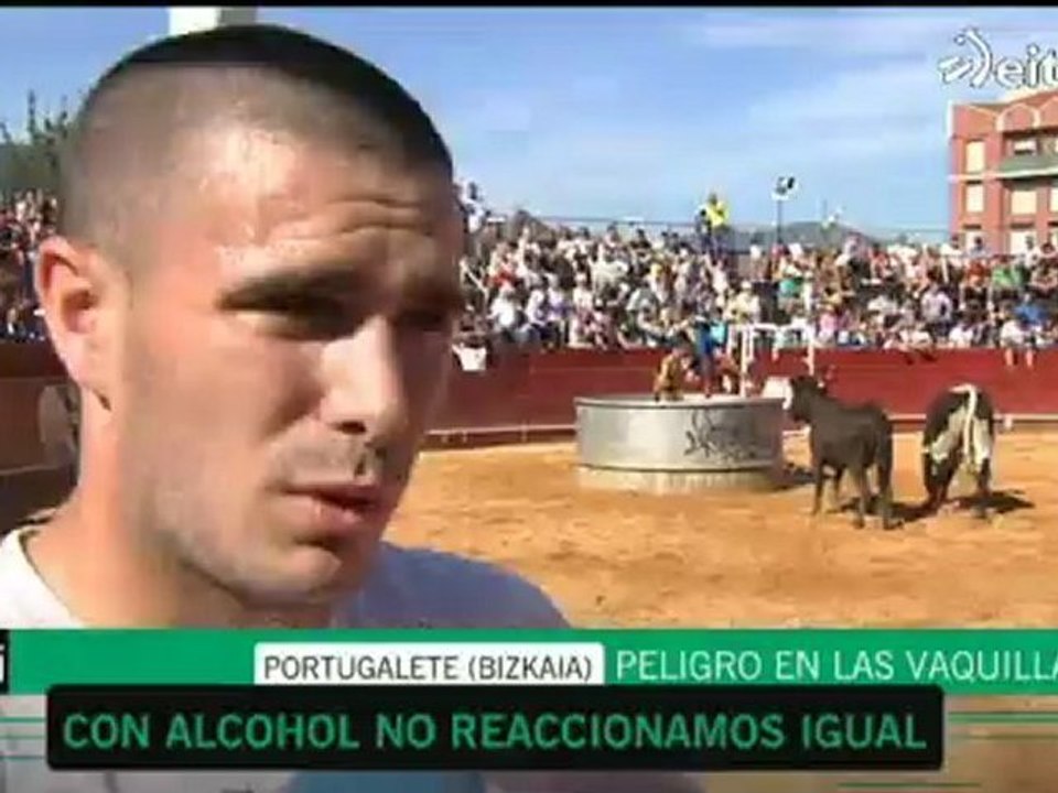 Vaquillas y alcohol: una combinación explosiva