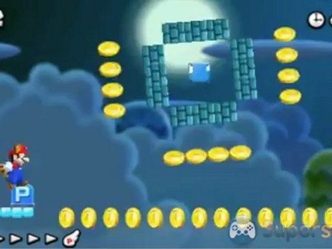 New Super Mario Bros. 2 - Solution et pièces étoiles du niveau Étoile-1
