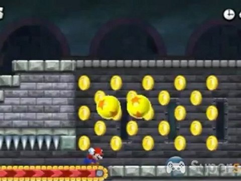 New Super Mario Bros. 2 - Solution et pièces étoiles du Château du Monde Fleur