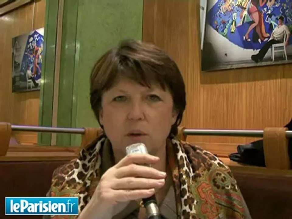 Martine Aubry : " Il n'y a pas de guerre des chefs"