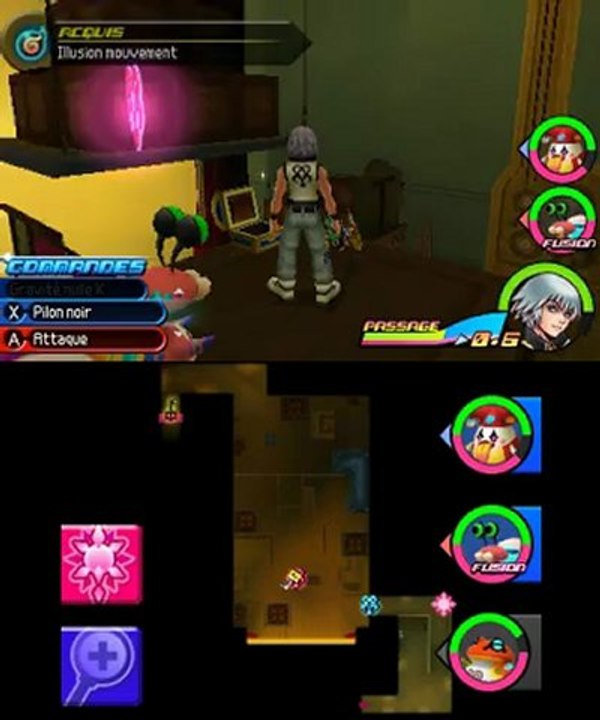 Kingdom Hearts 3D : Trésors des Coulisses du Pays des Mousquetaires avec Riku