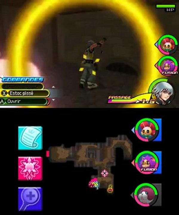 Kingdom Hearts 3D : Trésors du Faubourg de la Cité des Cloches avec Riku