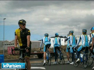 A Tenerife, avec Lance Armstrong