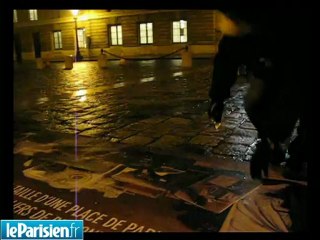 Opération commando de l'association Abbé Pierre devant l'Assemblée