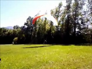 Eva et son premier vol en biplace  parapente