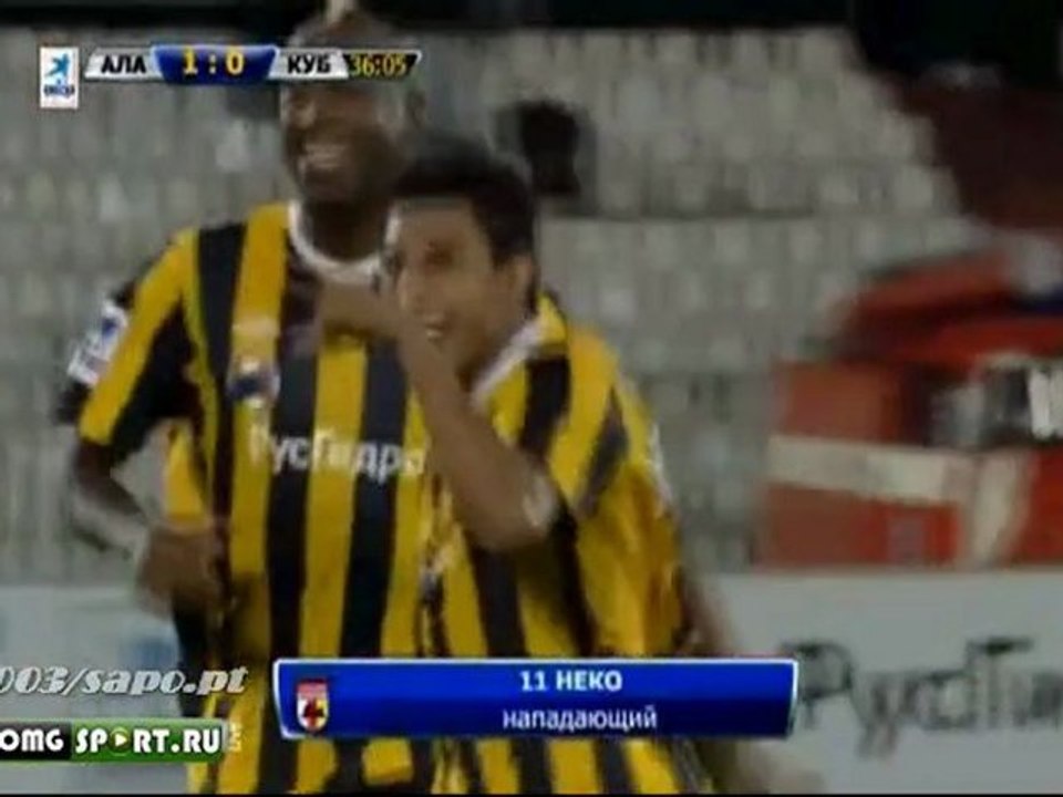 ALANIA 2-1 KUBAN Full highlights/omgsport.ru/20.08.2012