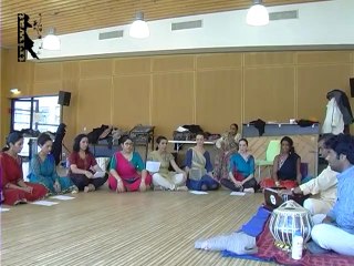 master class  Kathak dance avril 2012 Paris