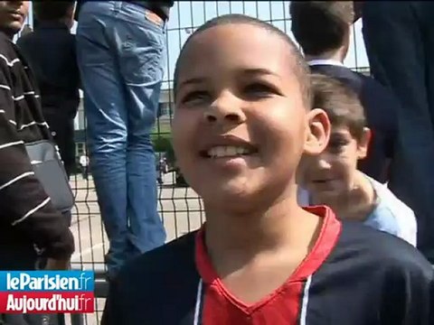 PSG : les enfants prennent d'assaut le camp des Loges