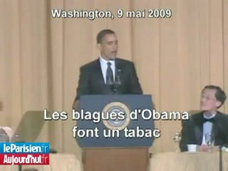 Les blagues d'Obama font un tabac