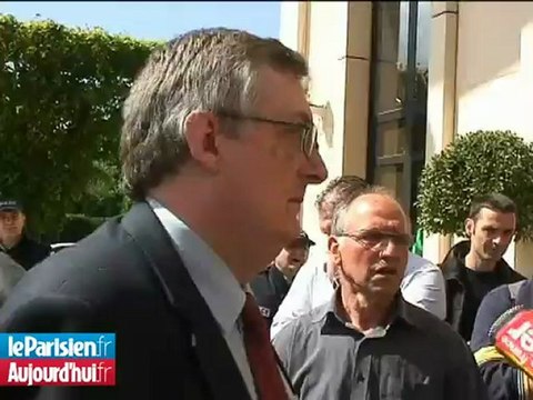 Des vaches dans les bureaux