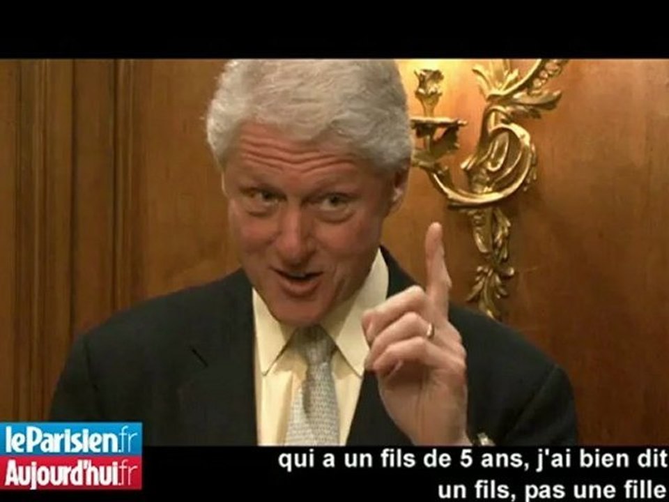 Bill Clinton : «On me prend pour la femme d'Hillary»