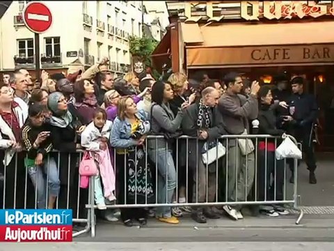 Les Parisiens guettent Obama