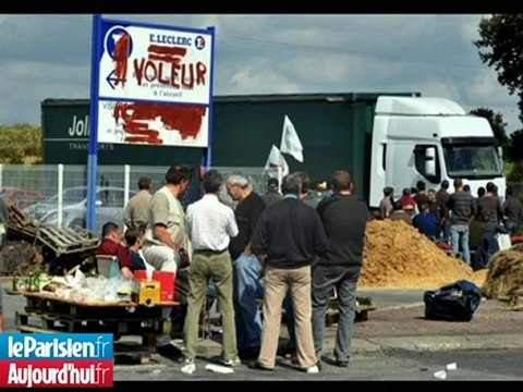 Eleveurs laitiers en colère