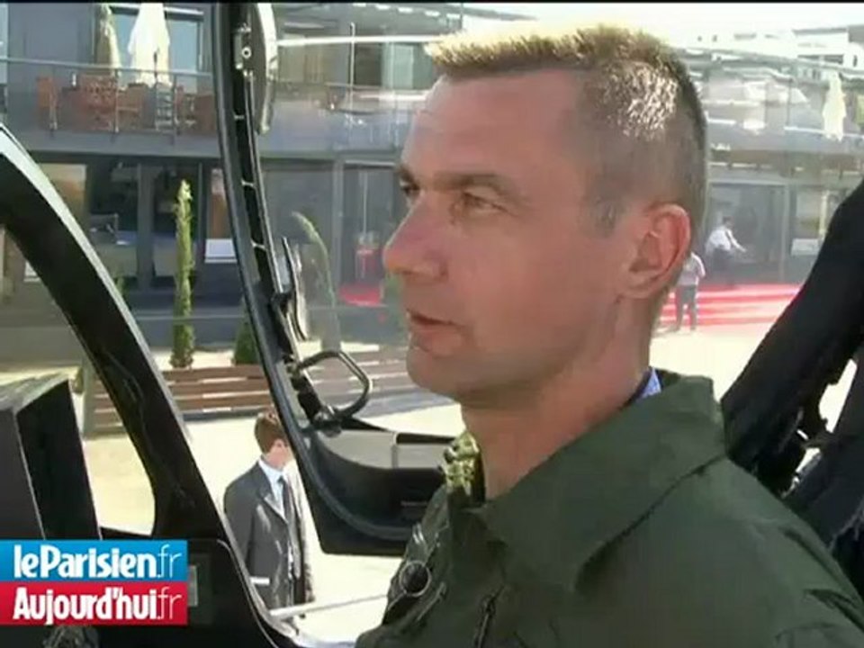 Au Bourget, avec les pilotes de combat