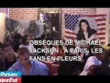 Paris : les fans de Michael Jackson submergés par l'émotion