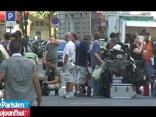 Leonardo Di Caprio tourne à Paris