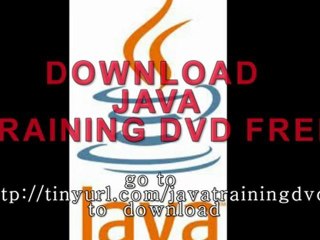 Free Java Training Tutorial DVD Download