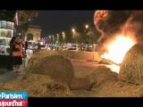 Comment les agriculteurs ont bloqué les Champs-Elysées