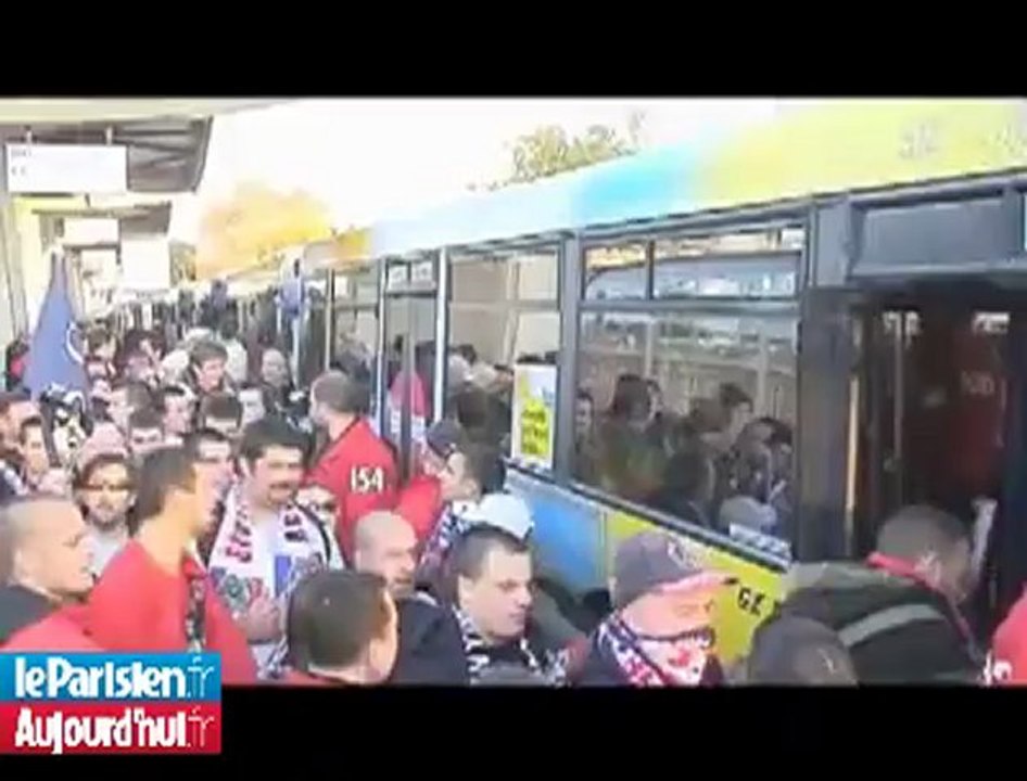 OM-PSG : tensions à l'arrivée des supporteurs parisiens