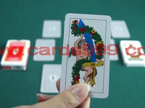 Italy Piacentine Dal negro σημαδεμένη τράπουλα marked cards