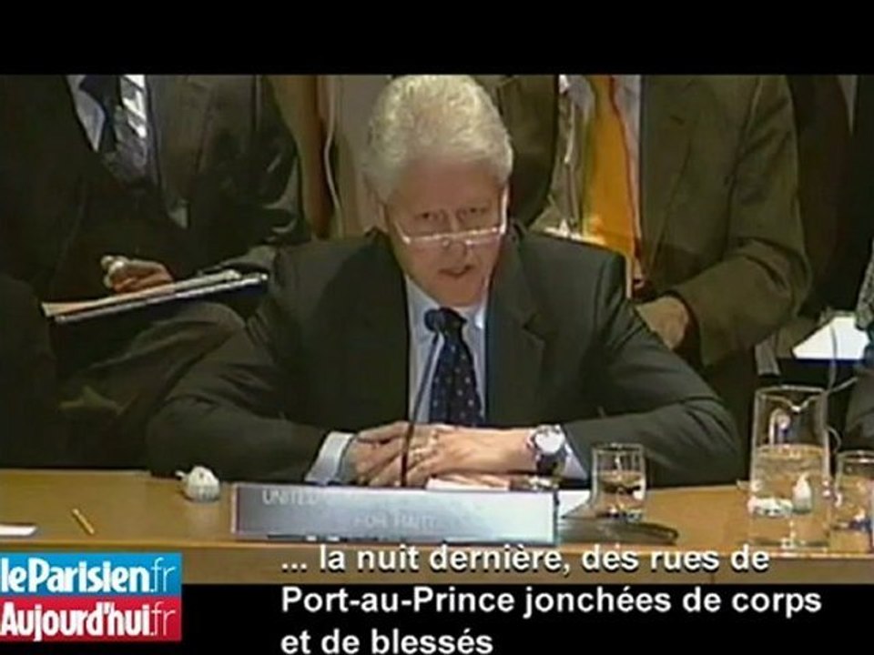 Haïti. L'appel de Bill Clinton pour les rescapés