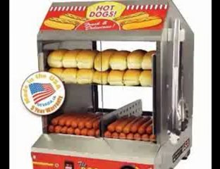 Cheap The Dog Hut Hotdog Steamer and Merchandiser