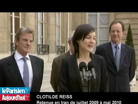Le retour de Clotilde Reiss, ex-otage en Iran