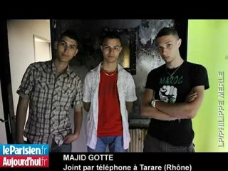 Majid est allé chercher l'enfant dans l'appartement en feu