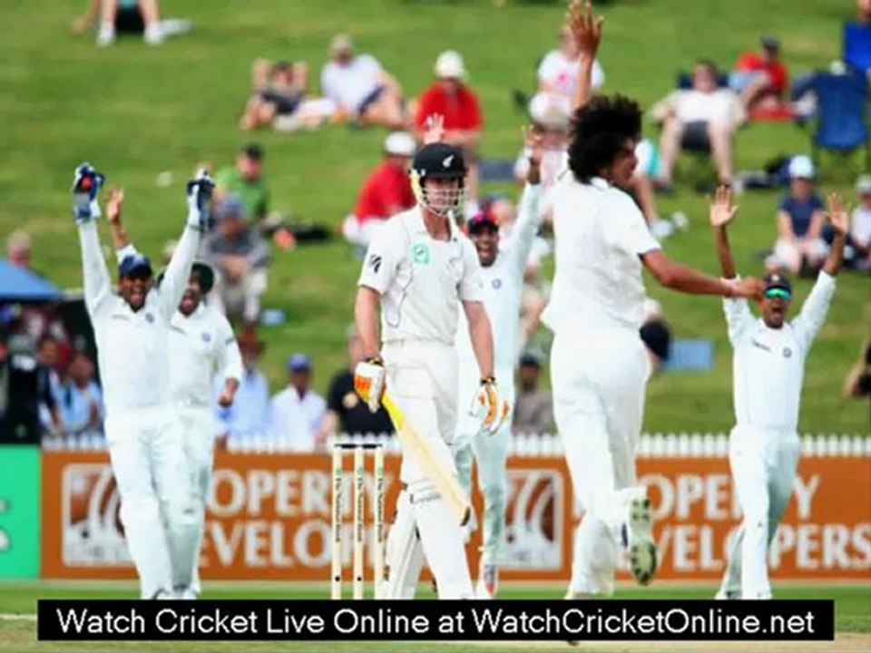 watch India vs New Zealand Test Match Series 2012 live streaming