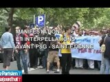 Manifestation et interpellations avant PSG - Saint-Etienne