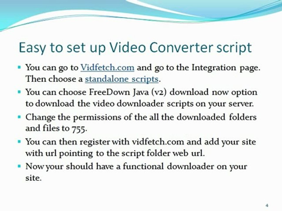 video converter scripts